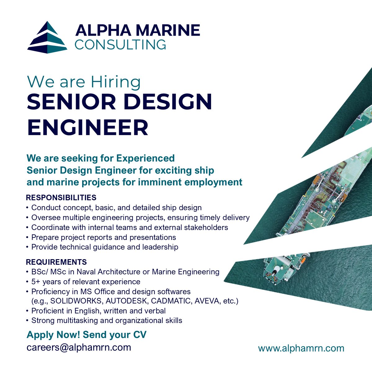 We Are Hiring Senior Design Engineer !