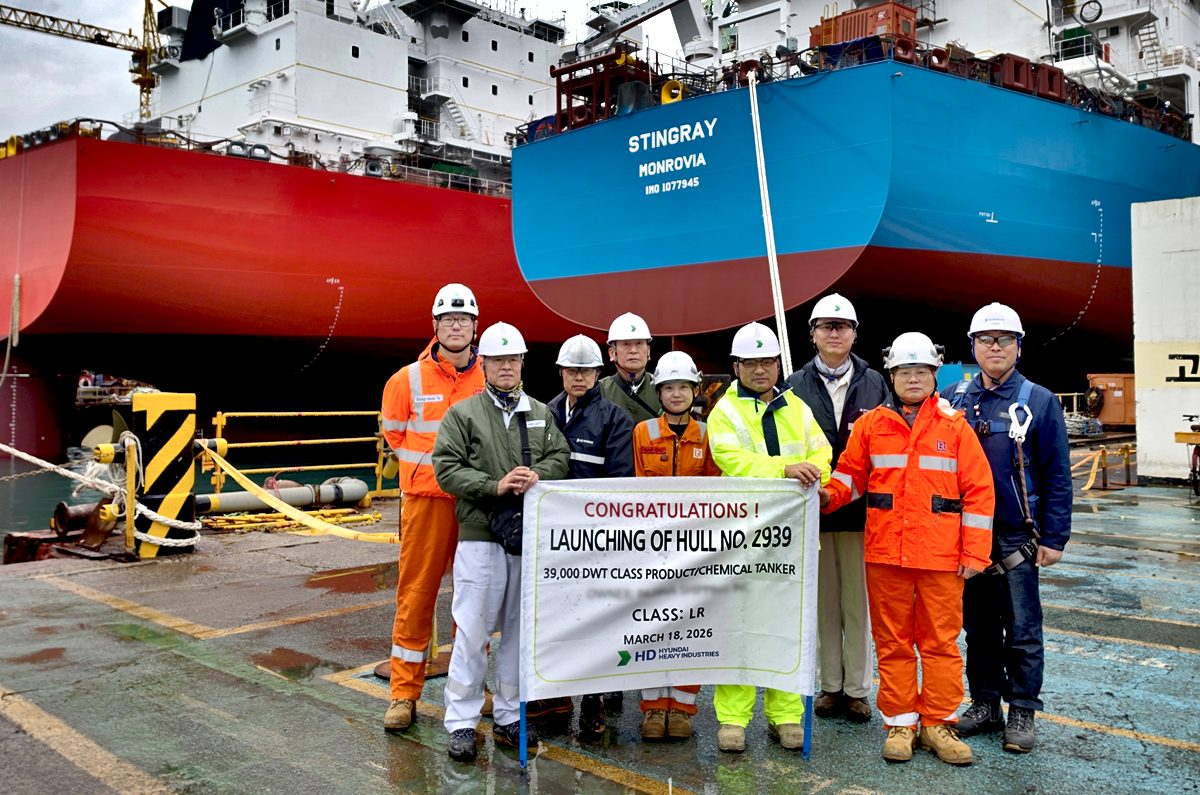 Successful Launch of the Third 39,000 DWT Product/Chemical Tanker !